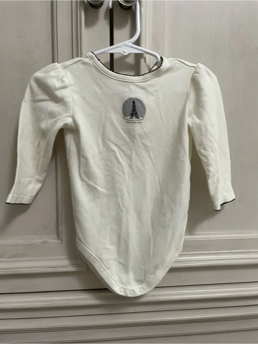 Janie and Jack Eiffel Tower/ Paris Romper, VGUC, Size 12-18 months